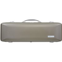 BAM Supreme Hightech Oblong Violin Case Champagne with Silver Handle