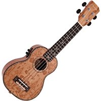 Hartwood Sonata Soprano Electro-Ukulele Quilted Ash
