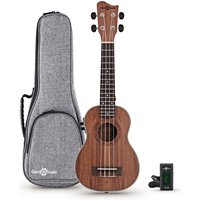 Koa Sopran-Elektro-Ukulele von Gear4music – Paket