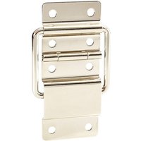 Adam Hall Nickel-Plated Stop Hinge Large