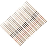Vic Firth 7A Hickory-Schlagzeugstöcke 12 Paar Value Bundle