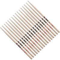 Vic Firth 5AN Nylon Tip Hickory Drumsticks 8 Pair Value Bundle