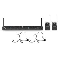 LD Systems U308 BPH 2 Drahtloses Doppel-Headset-Mikrofonsystem