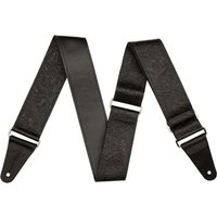 Fender Tooled Leather 2" Strap Black