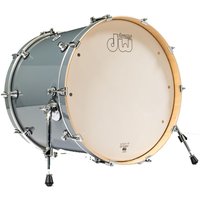DW Design Series 22 x 18 Bass Drum Grey Steel