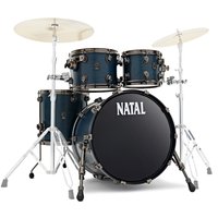 Natal Originals Walnut 20 4pc Shell Pack Cerulean Blue