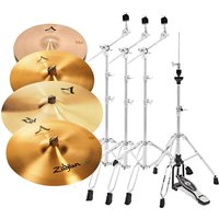 Zildjian A Zimbel-Satz mit Ständern