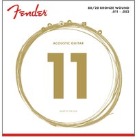 Fender 80/20 70CL Bronze Ball End Acoustic Strings 11-52