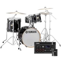 Yamaha Stage Custom EAD10 4-teiliges 18-Kesselpaket Raven Black