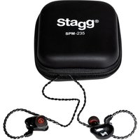 Hochauflösende schallisolierende In-Ear-Monitore mit Staffelung schwarz