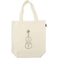 Violin Shopping Bag Cream