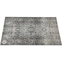 Drum n Base Vintage Persian Drum Mat Grey 130cm x 90cm