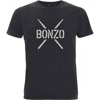 John Bonham schwarzes T-Shirt groß