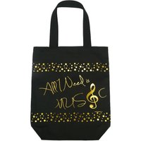 All I Need is Music Shopping Bag Black
