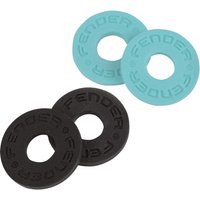 Fender Strap Blocks 4 Pack 2 Black/2 Daphne Blue