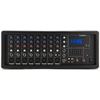 SubZero SZ-PMIX8 8 Channel Powered Mixer with Digital Media Player
