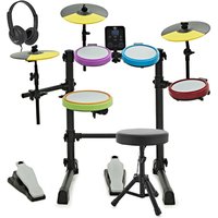 Junior Electronic Drum Kit with Headphones and Stool by Gear4music