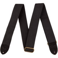 Fender Guitar Strap Cotton/Leather Black