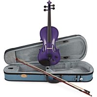 Stentor Harlequin Electric Violin Outfit Full Size Purple