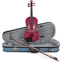 Stentor Harlequin Violin Outfit Raspberry Pink Full Size