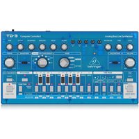 Behringer TD-3 Analog Bass Line Synthesizer Transparent Blau