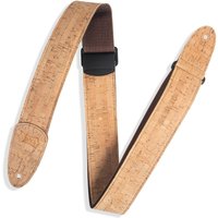 Levys MX8-NAT 2" Natural Cork on Tan Webbing with Cork Ends Natural
