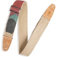 Levys Vegan Hemp 2" Guitar Strap Sunset w/ Cork Ends