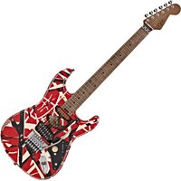 EVH Striped Frankie Rot/Weiß/Schwarz