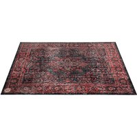 Drum n Base Vintage Persian Stage Rug rot und schwarz