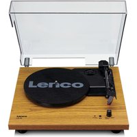 Lenco LS-10 Turntable with Built-In Speakers Wood