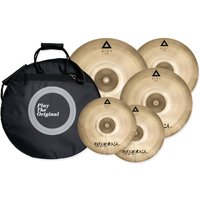 Istanbul Agop XIST Brilliant Cymbal Set with Free 18 Crash + Bag