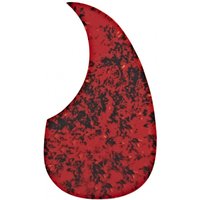 Guitarworks Schlagbrett in Tropfenform mit Schildpatt-Design für akustische Gitarre
