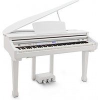 GDP-100 Digital Grand Piano by Gear4music Gloss White - Nearly New
