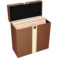 Lenco Suitcase for 25-30 Records Brown