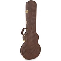 Deluxe Fitted Electric Guitar Case by Gear4music Brown