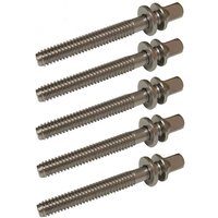 WorldMax 75mm Tension Rods 5 Pack Chrome
