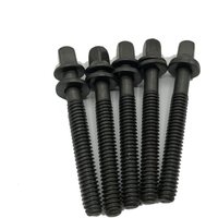 WorldMax 52mm Tension Rods 5 Pack Black