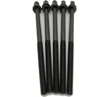 WorldMax 90mm Tension Rods 5 Pack Black