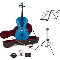 Student 1/2 Size Cello Beginner Pack by Gear4music Blue