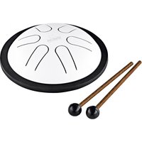 Nino Percussion Mini Steel Tongue Drum White