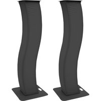 Eurolite 150cm Curved Stage Stands with Cover and Bag Black