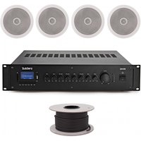 SubZero 30 Watt/100 Volt-Bluetooth-PA-Deckenlautsprechersystem