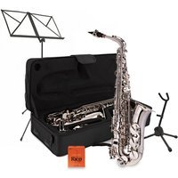 Altsaxophon Set von Gear4music in Nickel
