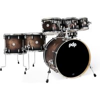 PDP Concept Maple 22" 7pc Shell Pack Satin Charcoal Burst