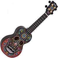 Mahalo Art Ukulele Day of the Dead