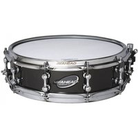 Ahead 14" x 4" Black On Brass Snare Drum w/Trick Strainer
