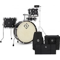 Dixon Drums Little Roomer 5pc Shell Pack w/Bags Black Coal