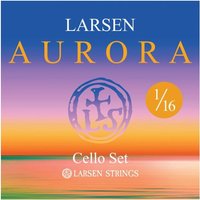 Larsen Aurora Cello String Set 1/16 Size Medium