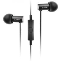 Final E2000C In-Ear Isolaating Earphones Controls/Mic Black