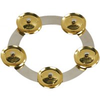 LP 6" TamboRing Stainless Steel w/ Brass Jingles